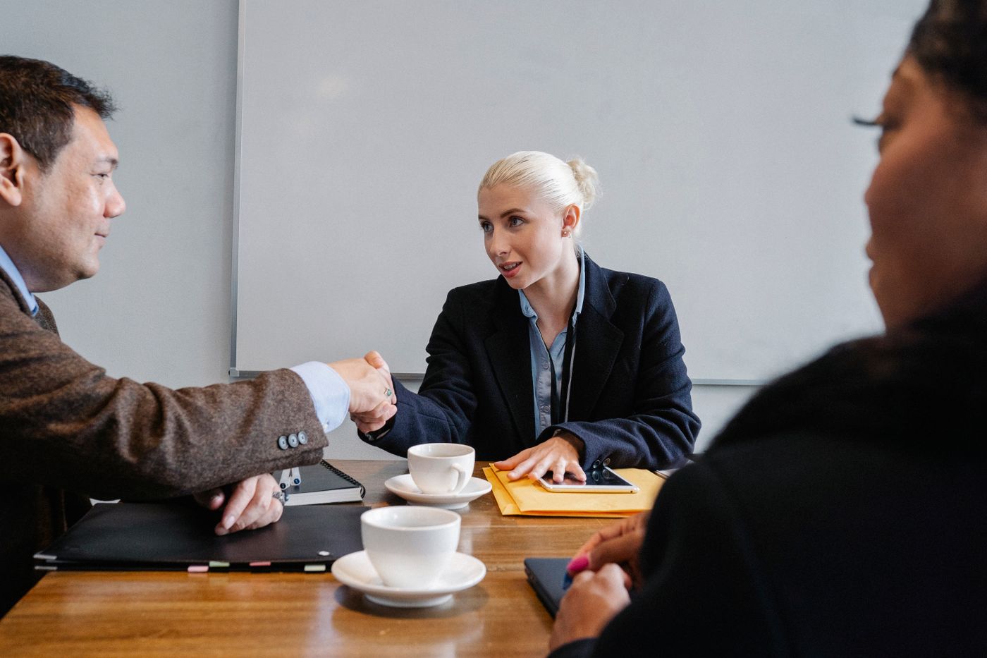 Client handshake and project kickoff meeting