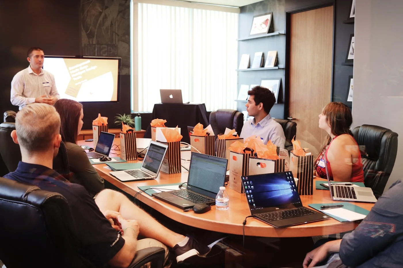 Flexus strategists mapping industry buyer journeys on a workshop wall