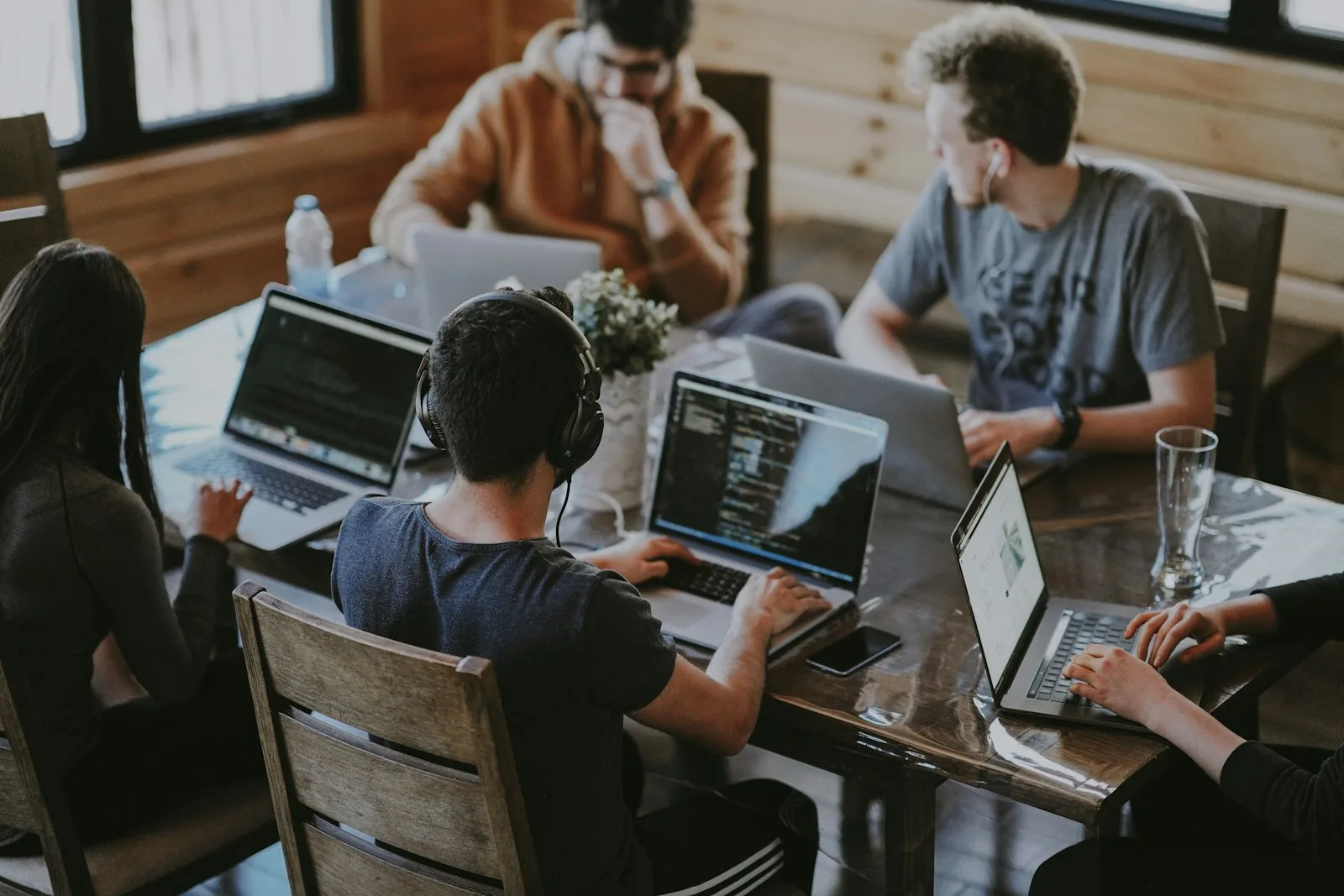 Flexus cross-functional team collaborating on a digital product roadmap
