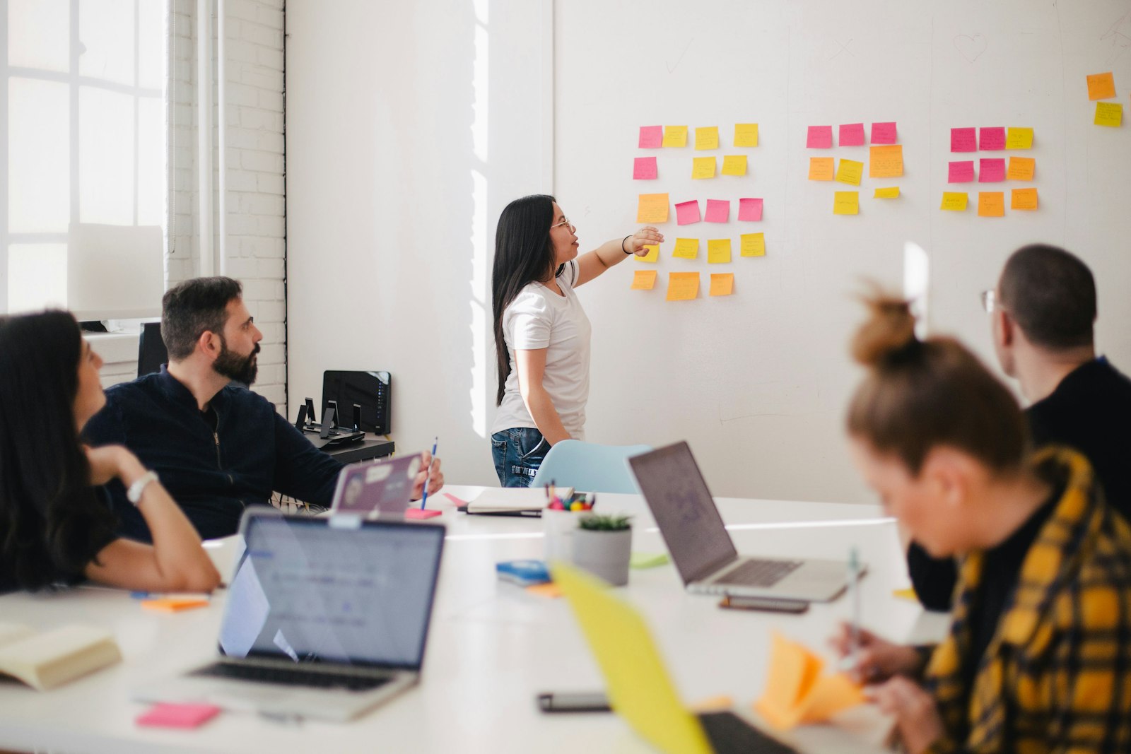 Flexus consultants planning a ux research & strategy engagement